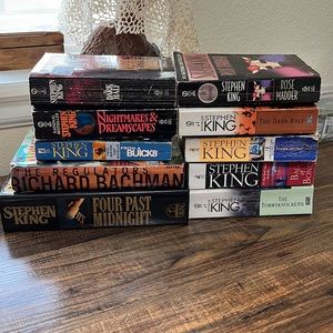 Stephen King Book Lot Hardcovers and Paperbacks
